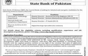 Jobs in State Bank of Pakistan Karachi 2022
