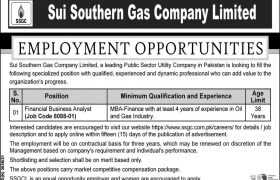 Sui Southern Gas Company Limited Jobs 2022