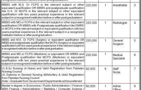 Jobs in Govt Al-Hamd Hospital Faisalabad 2022