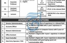 Jobs at AMNI Nowshera 2022