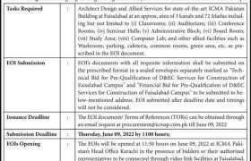 Consultant Required at ICMA Faisalabad 2022