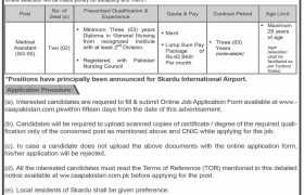Jobs at Skardu International Airport 2022