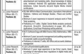 Project Based Jobs in Islamabad 2022