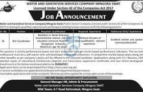 Jobs at WSSC Mingora Swat 2022
