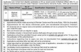 Jobs at Cantonment Boards 2022