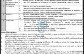 Vacancies at Lady Reading Hospital Peshawar 2022