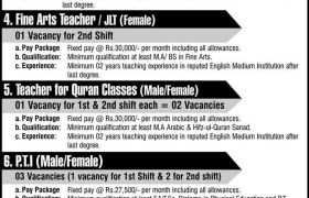 Jobs at QEADPS&C Gujranwala 2022