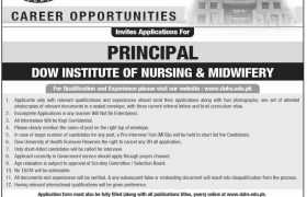 Jobs at Dow Institute of Nursing & Midwifery 2022