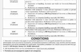 Jobs at NUML Islamabad Campus 2022