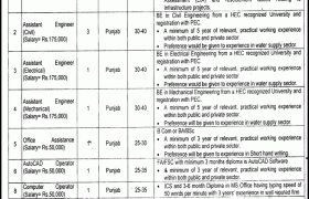 Jobs at WASA Rawalpindi 2022