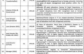Jobs at Ministry of Information Technology 2022