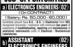 Jobs at ICCBS Karachi 2022