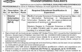 Ministry of Railways Careers 2022