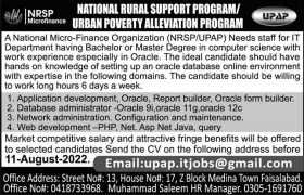 Jobs at NRSP Microfinance 2022