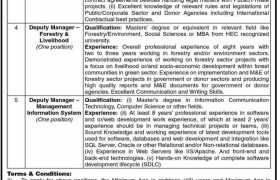 Jobs Vacant at NDRMF Islamabad 2022