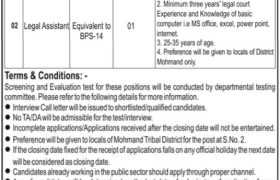 Deputy Commissioner Mohmand Office Jobs 2022
