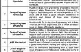 Jobs at Irrigation Hydropower & Dams Project 2022