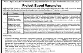 Sindh Madressatul Islam University Jobs 2022
