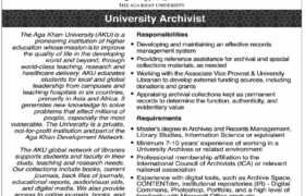 The Aga Khan University Careers 2022
