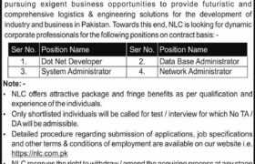 Jobs at National Logistics Cell NLC 2022