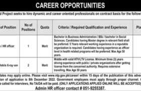 Donor-Funded Jobs in Islamabad 2022