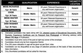 Jobs at NADRA Reginal Head Office Karachi 2022