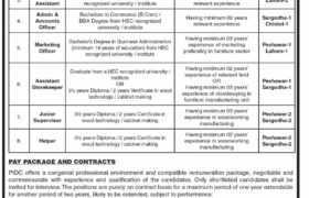 Jobs at PIDC Pvt Ltd 2022