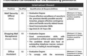 Jobs at Pak-China Mall Islamabad 2022
