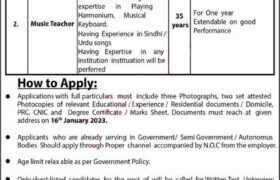 Jobs at Cadet College Khairpur 2022