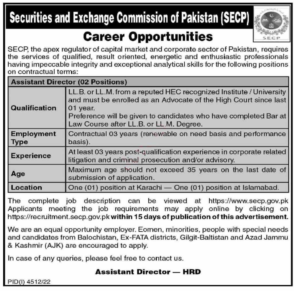 secp-karachi-careers-2023-latest-jobs-in-pakistan