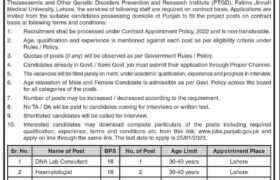 Jobs at FJMU Lahore 2023