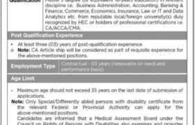 Jobs for Special Persons at SECP Islamabad 2023