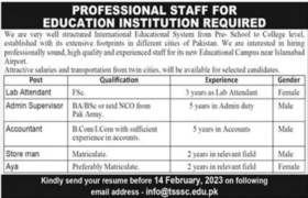Jobs at International Educational System 2023
