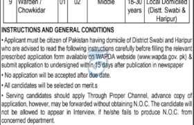 New Jobs at WAPDA KPK 2023