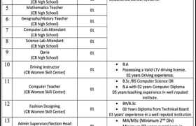 Jobs at Cantonment Board Multan 2023