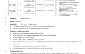 Jobs at HQ Pakistan Rangers Sindh 2023