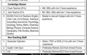 Jobs at Defence Education System 2023