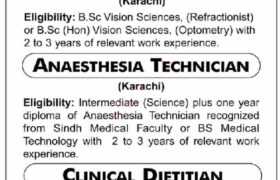 Vacancies Announced at SIUT Karachi 2023