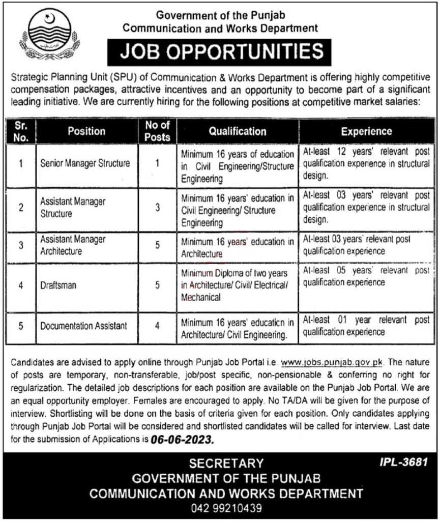 latest jobs in pakistan, jobs in pakistan, latest jobs pakistan, new jobs at c&w department punjab 2023, newspaper jobs today, jobs today, latest jobs today, latest jobs nearby, c&w punjab jobs, jobs search, jobs hunt,