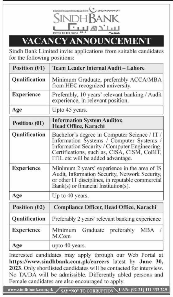 jobs in sindh, banking jobs in sindh, new jobs at sindh bank limited 2023, sindh bank jobs, latest jobs in pakistan, jobs in pakistan, latest jobs pakistan, newspaper jobs today, latest jobs today, jobs today, jobs search, jobs hunt, new hirings, jobs nearby me,