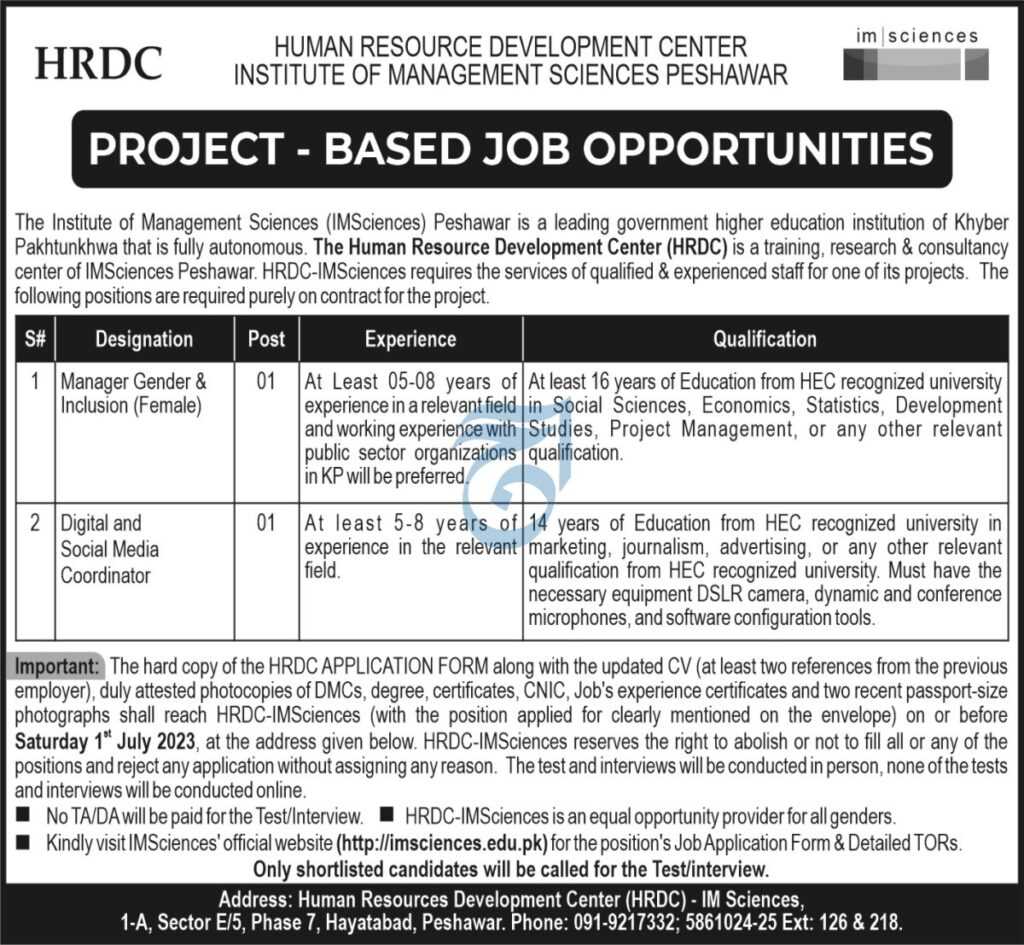 ims peshawar jobs, positions at hrdc ims peshawar 2023, latest jobs in pakistan, jobs in pakistan, latest jobs pakistan, newspaper jobs today, latest jobs today, jobs today, jobs search, jobs hunt, new hirings, jobs nearby me