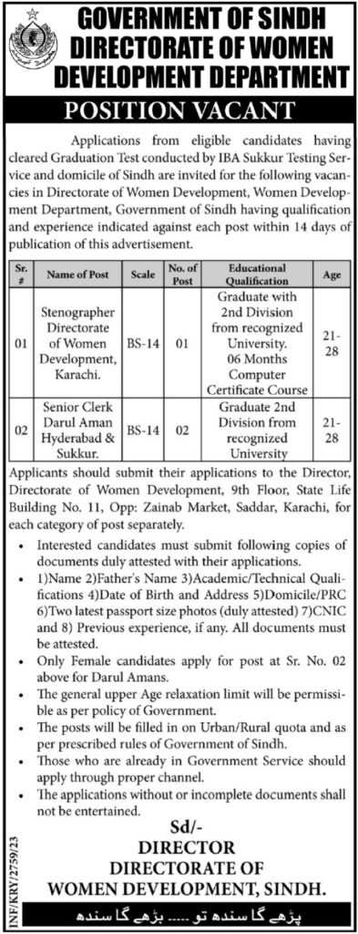 latest jobs in sindh today, jobs at sindh women development department 2023, latest jobs in pakistan, jobs in pakistan, latest jobs pakistan, newspaper jobs today, latest jobs today, jobs today, jobs search, jobs hunt, new hirings, jobs nearby me,