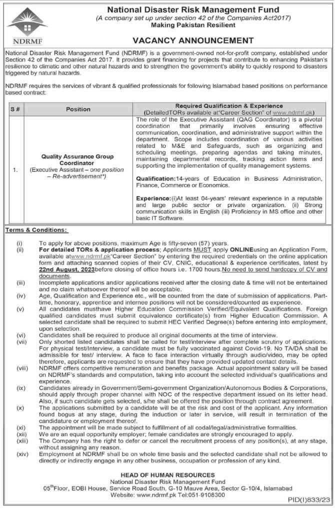 latest jobs in islamabad, govt of pakistan jobs, federal govt jobs, position at ndrmf 2023, latest jobs in pakistan, jobs in pakistan, latest jobs pakistan, newspaper jobs today, latest jobs today, jobs today, jobs search, jobs hunt, new hirings, jobs nearby me,