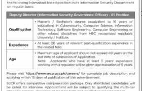 latest jobs in secp, secp jobs, information security position at secp 2024, latest jobs in pakistan, jobs in pakistan, latest jobs pakistan, newspaper jobs today, latest jobs today, jobs today, jobs search, jobs hunt, new hirings, jobs nearby me