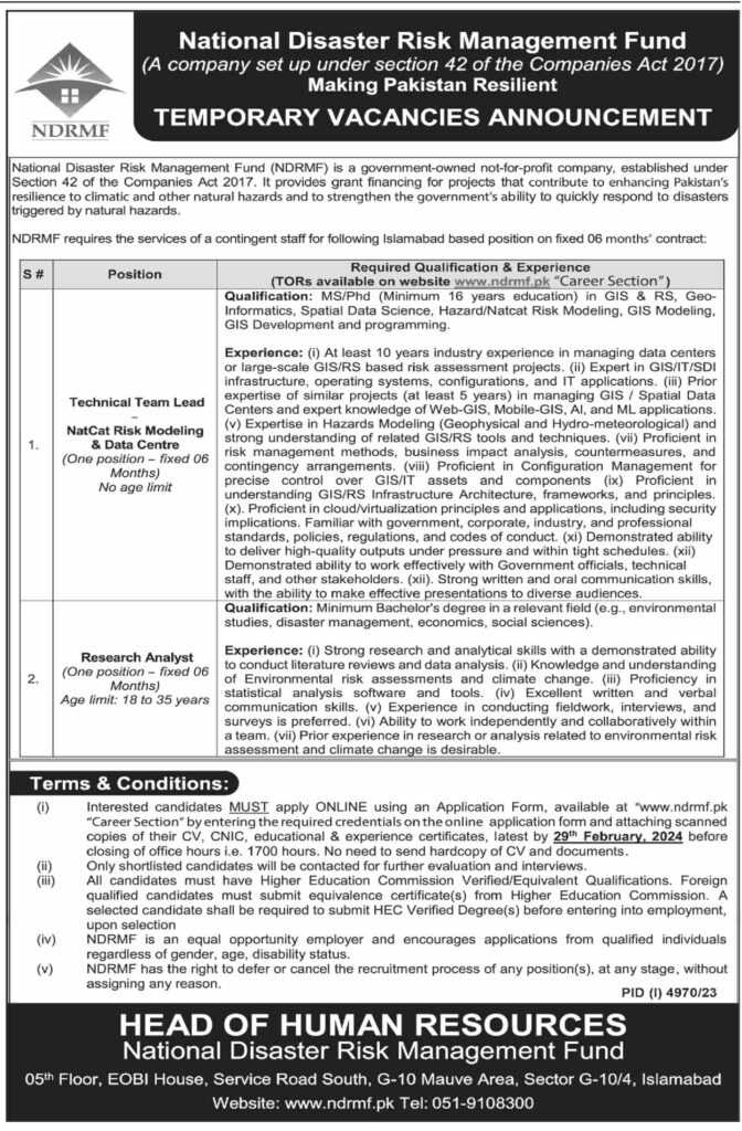 latest jobs in islamabad, federal govt jobs, temporary jobs at ndmrf 2024, latest jobs in pakistan, jobs in pakistan, latest jobs pakistan, newspaper jobs today, latest jobs today, jobs today, jobs search, jobs hunt, new hirings, jobs nearby me,