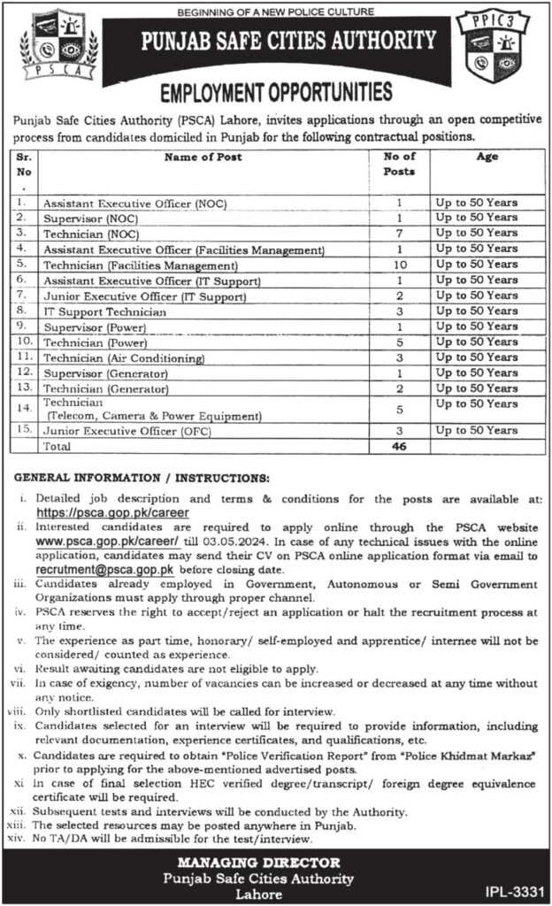 latest jobs in lahore, jobs in punjab, technical jobs in punjab, govt jobs in punjab today, latest jobs, new jobs at punjab safe cities authority 2024, latest jobs in pakistan, jobs in pakistan, latest jobs pakistan, newspaper jobs today, latest jobs today, jobs today, jobs search, jobs hunt, new hirings, jobs nearby me,