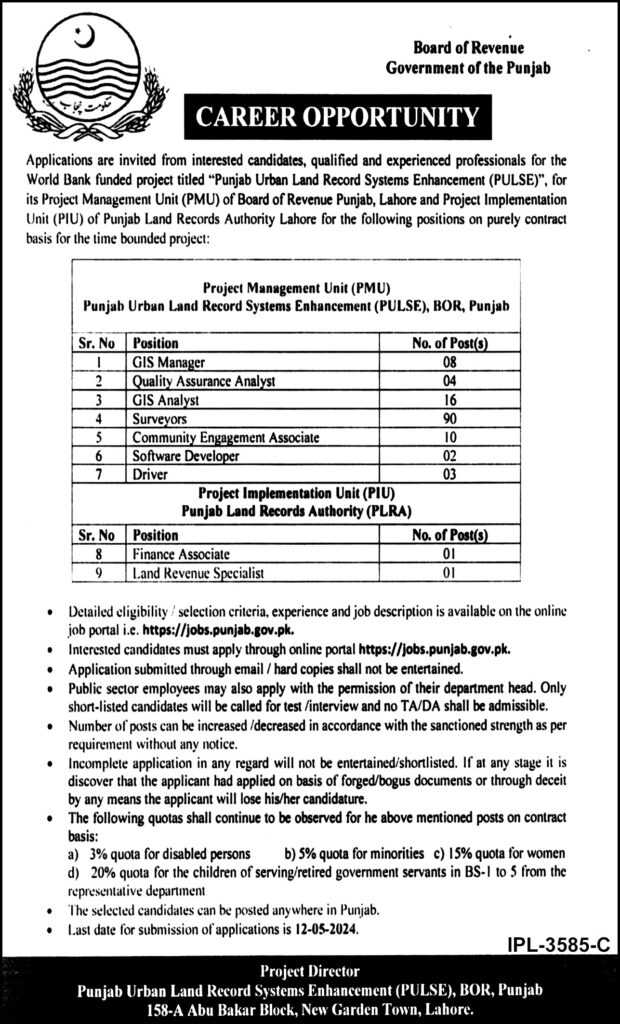 latest jobs in punjab, punjab govt jobs, punjab board of revenue jobs 2024, latest jobs in pakistan, jobs in pakistan, latest jobs pakistan, newspaper jobs today, latest jobs today, jobs today, jobs search, jobs hunt, new hirings, jobs nearby me,