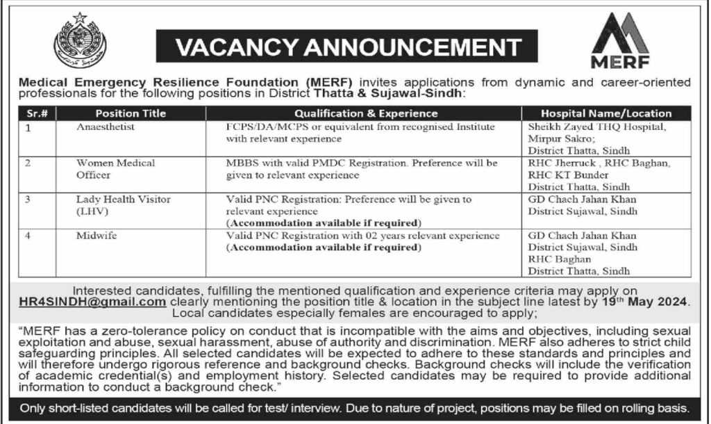 latest jobs in sindh, jobs in sindh, jobs at merf sindh, jobs at merf thatta & sujawal 2024, latest jobs in pakistan, jobs in pakistan, latest jobs pakistan, newspaper jobs today, latest jobs today, jobs today, jobs search, jobs hunt, new hirings, jobs nearby me,