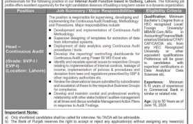 latest jobs in lahore, jobs in lahore, audit job at lahore, banking job at lahore, head continous audit job at bop lahore 2024, latest jobs in pakistan, jobs in pakistan, latest jobs pakistan, newspaper jobs today, latest jobs today, jobs today, jobs search, jobs hunt, new hirings, jobs nearby me,