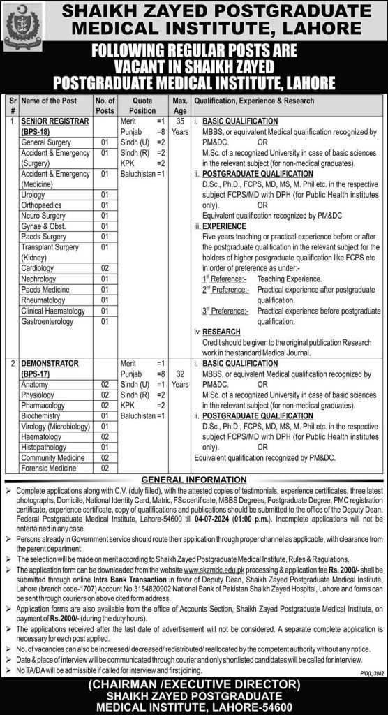 latest jobs in lahore, jobs in lahore, shaikh zayed postgraduate medical institute jobs 2024, latest jobs in pakistan, jobs in pakistan, latest jobs pakistan, newspaper jobs today, latest jobs today, jobs today, jobs search, jobs hunt, new hirings, jobs nearby me,